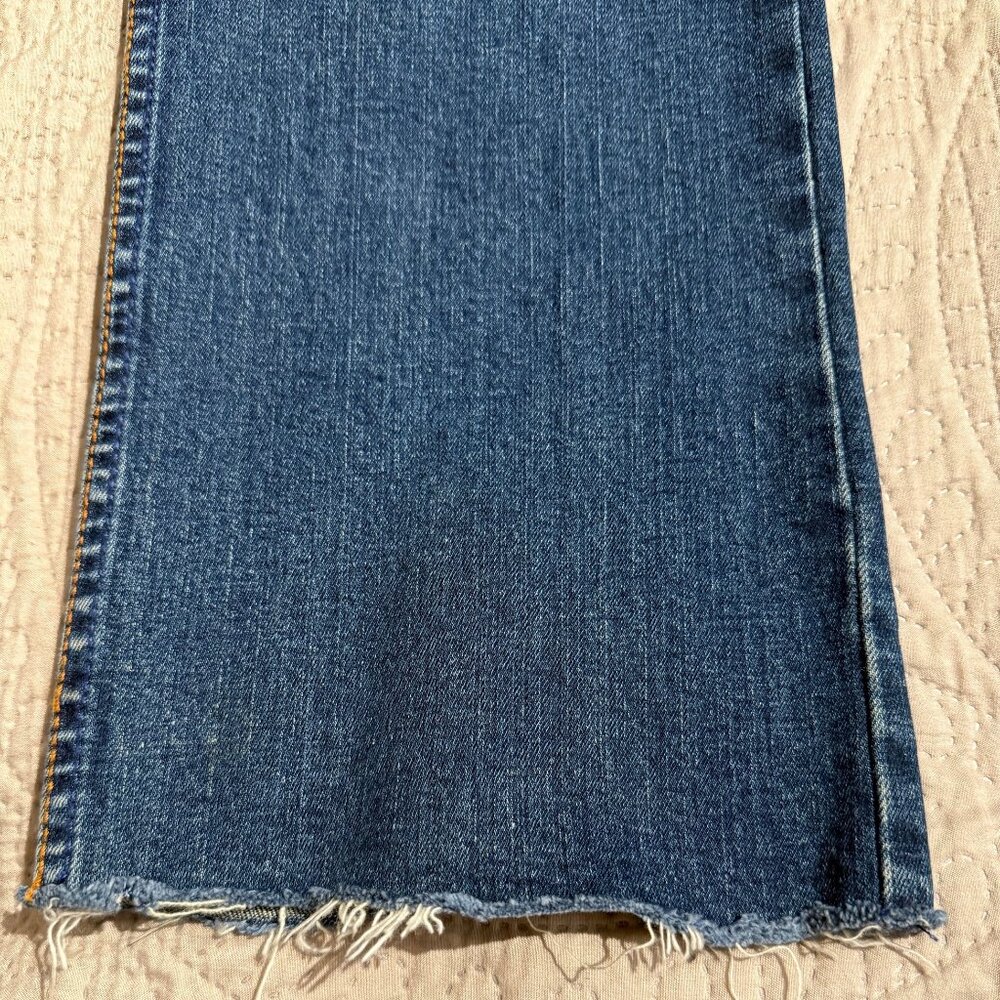 Lawman Women's Vintage Denim button & zip front straight leg jeans, size 3/4 - Picture 9 of 11